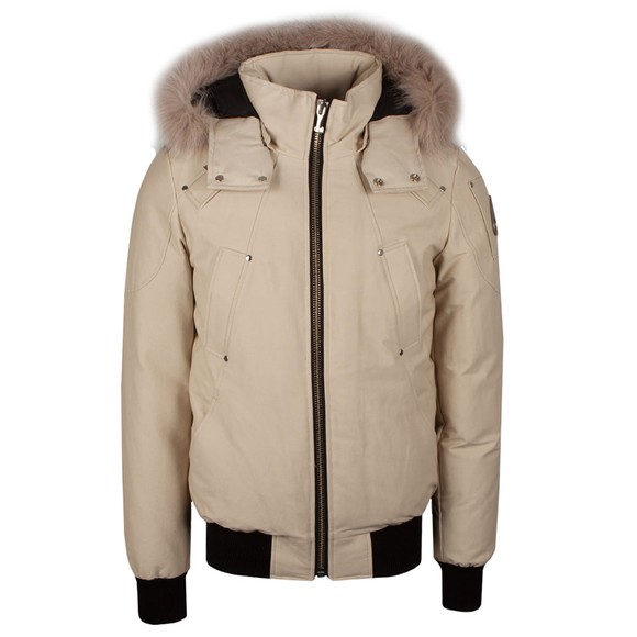 Moose Knuckles Mens Beige Ballistic Bomber main image