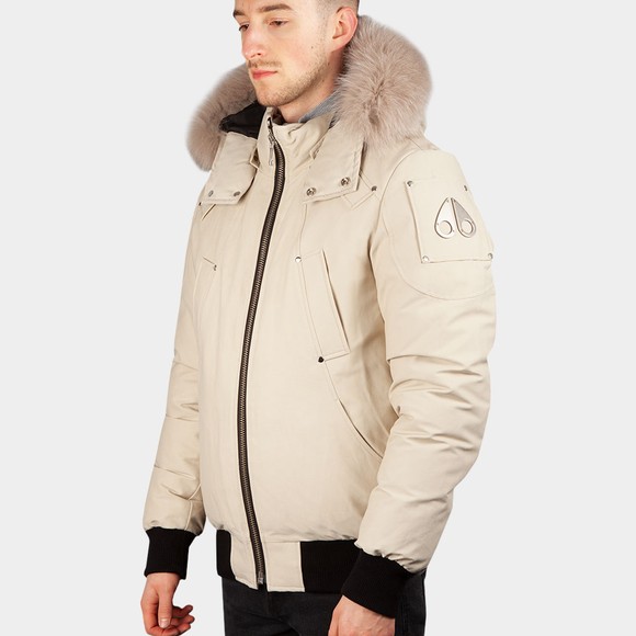 Moose Knuckles Mens Beige Ballistic Bomber main image