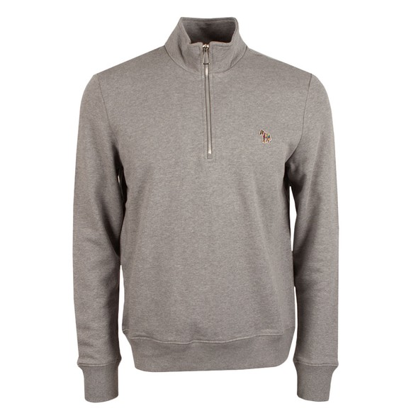 PS Paul Smith Mens Grey 1/2 Zip Sweatshirt