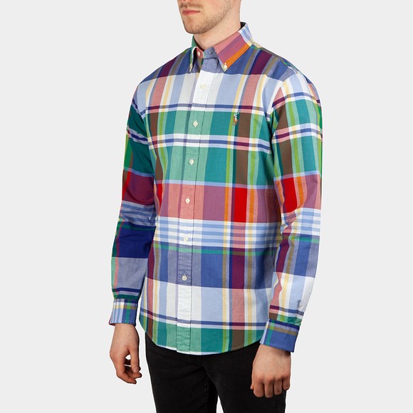 Polo Ralph Lauren Mens Multicoloured Custom Fit Large Check Shirt main image