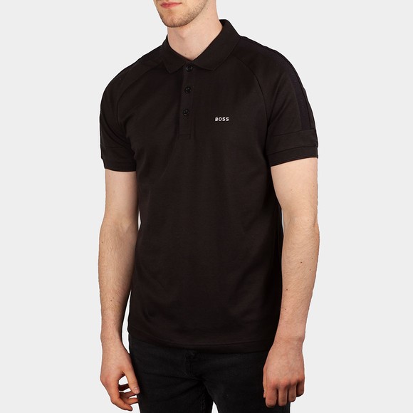 BOSS Mens Black Athleisure Paule 2 Polo Shirt #2