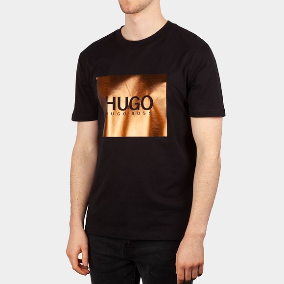 HUGO Mens Black Dolive M Logo T Shirt main image