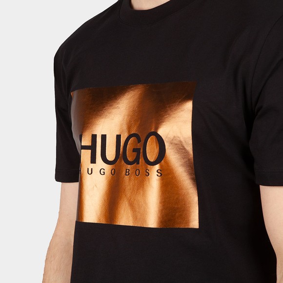 HUGO Mens Black Dolive M Logo T Shirt main image