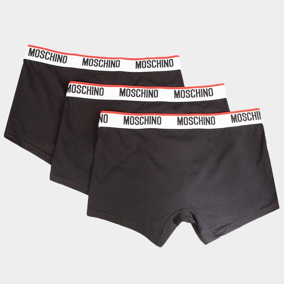 Moschino Mens Black Cotton Stretch 3 Pack Boxer main image