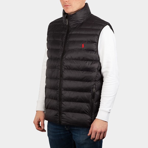 Polo Ralph Lauren Mens Black Terra Packable Quilted Gilet #2