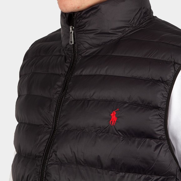 Polo Ralph Lauren Mens Black Terra Packable Quilted Gilet #3