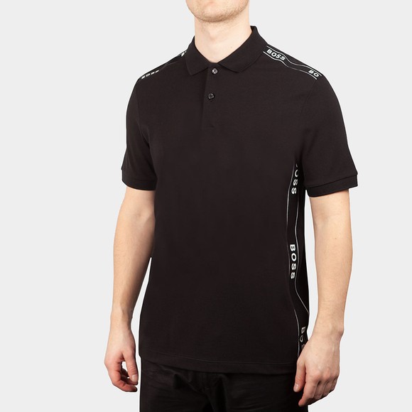 BOSS Mens Black Formal Parlay 138 Polo Shirt main image