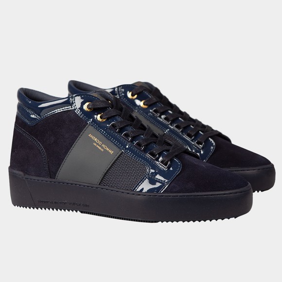 Android Homme Mens Blue Propulsion Mid Geo High-Top Trainer main image