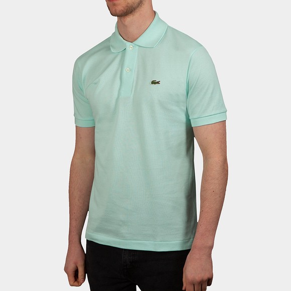 Lacoste Mens Blue L1212 Plain Polo Shirt main image