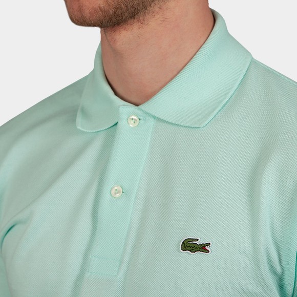 Lacoste Mens Blue L1212 Plain Polo Shirt main image