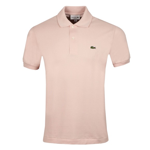 Lacoste Mens Pink L1212 Plain Polo Shirt main image