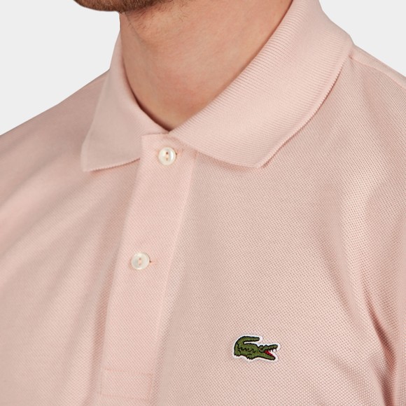 Lacoste Mens Pink L1212 Plain Polo Shirt main image