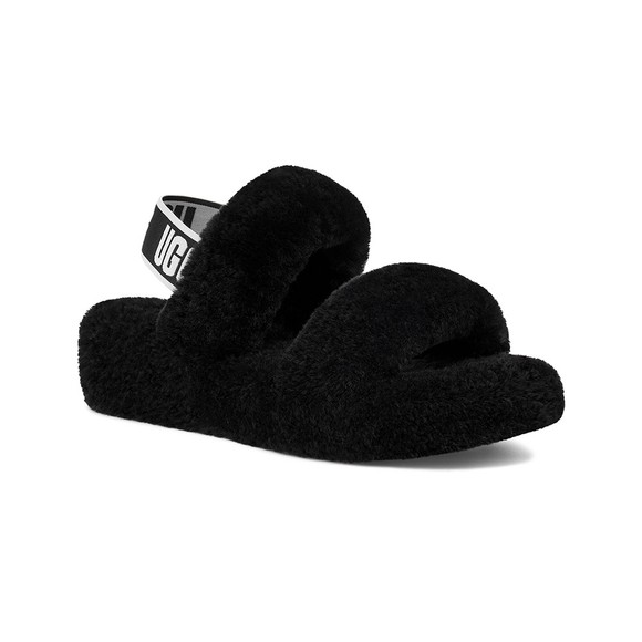 Ugg Womens Black Oh Yeah Slipper main image