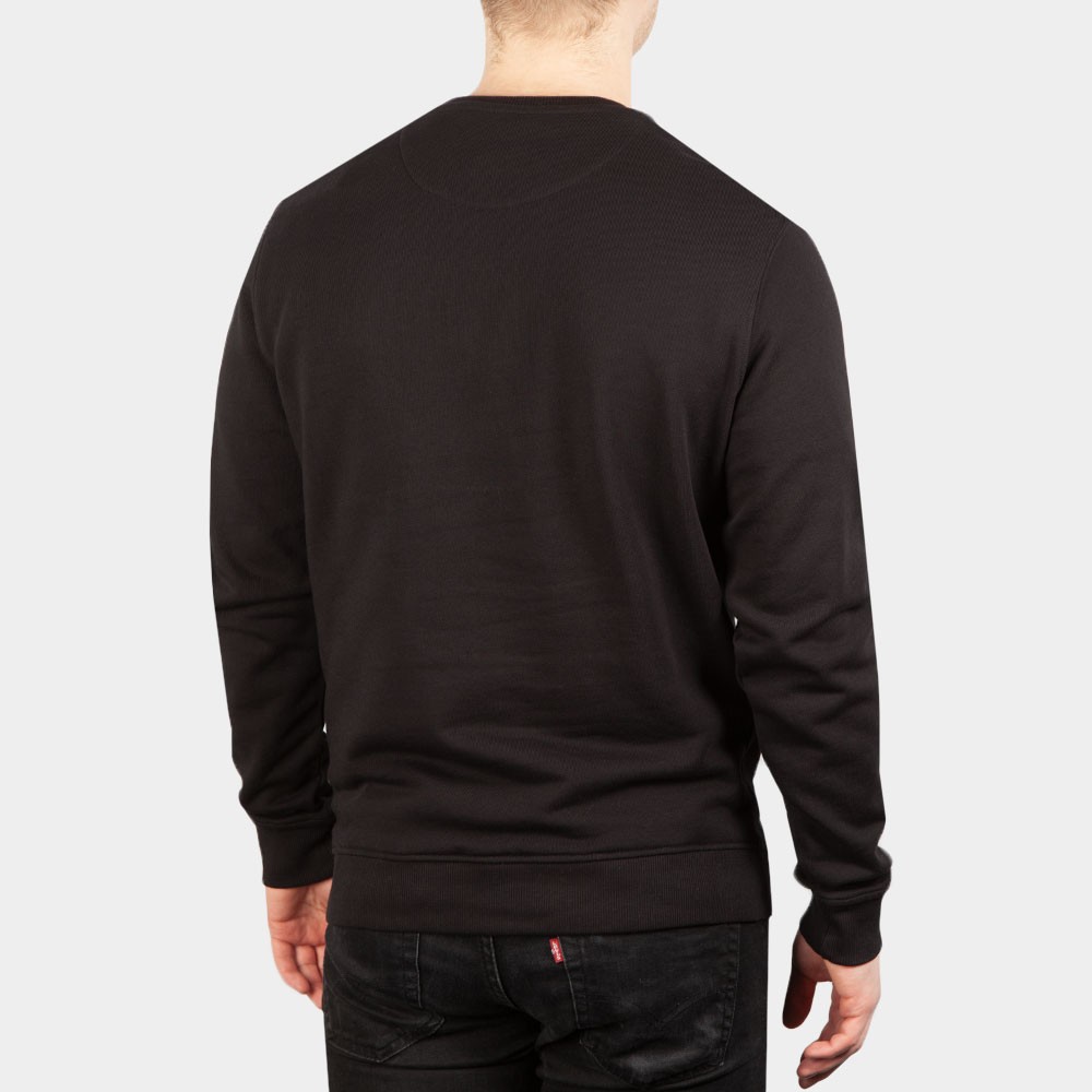 Lyle and scott crew neck sweatshirt black clearance