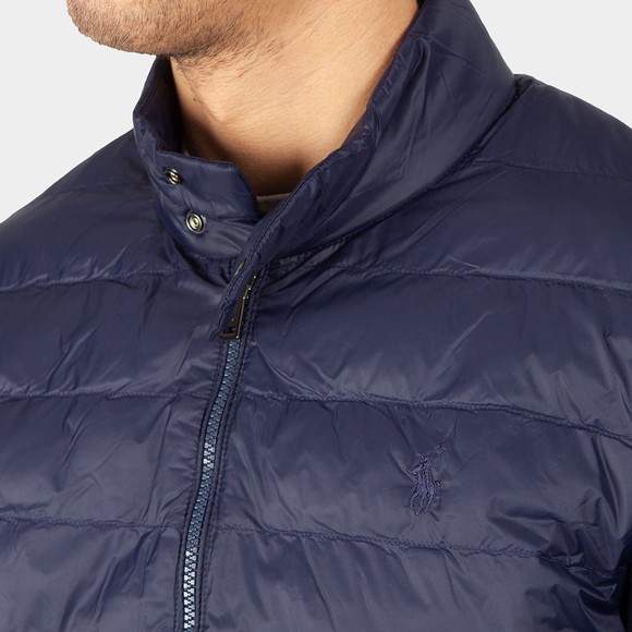 Polo Ralph Lauren Mens Blue Quilted Hybrid Jacket #3