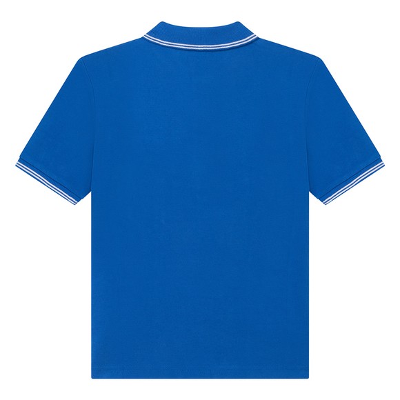 BOSS Boys Blue J25N50 Square Badge Polo Shirt main image