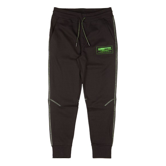 HUGO Mens Black Dorby Jogger #1