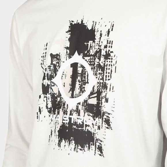 Ma.Strum Mens Blue CC Logo Print Long Sleeve T Shirt #3