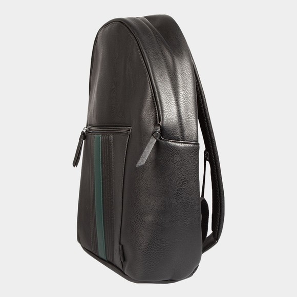 Ted Baker Mens Black Striped Backpack main image
