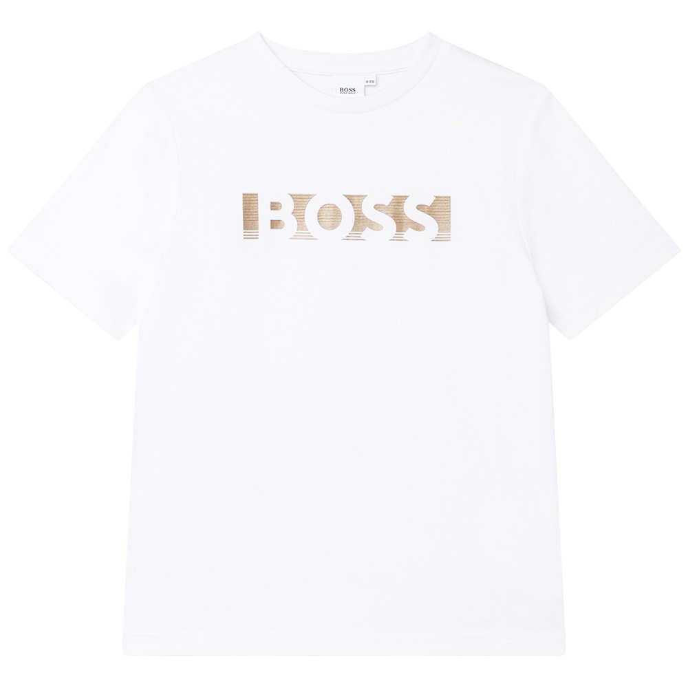 

J25N39 Gold Logo T Shirt