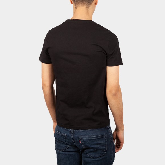 Polo Ralph Lauren Mens Black Custom Slim Fit V Neck T Shirt #4