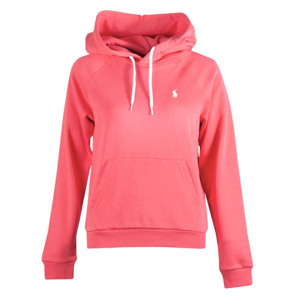 Polo Ralph Lauren Womens Pink Small Logo Overhead Hoody #1