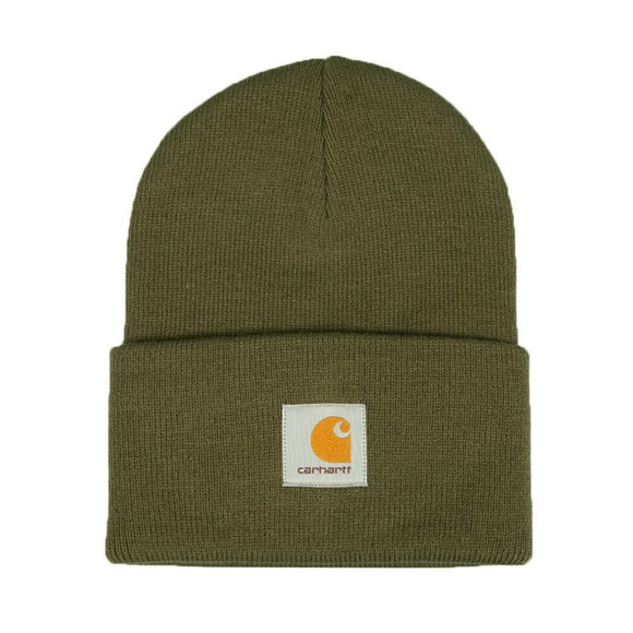 Carhartt WIP Mens Green Acrylic Watch Hat #1
