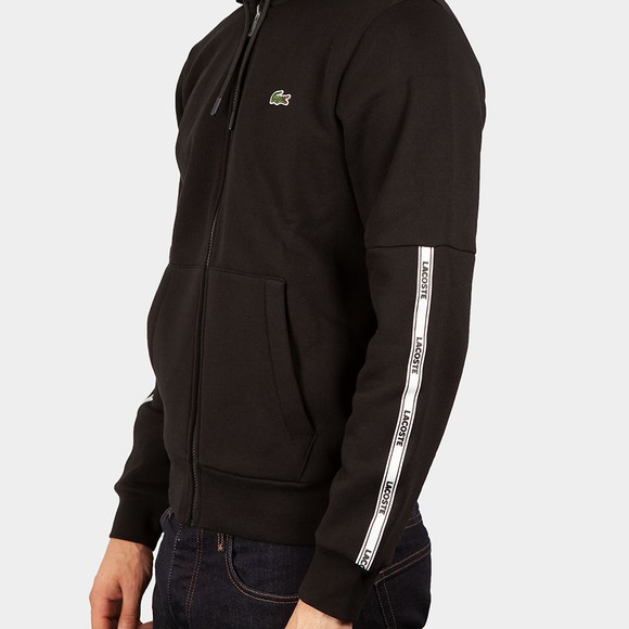 Lacoste Mens Black SH1209 Full Zip Hoodie main image