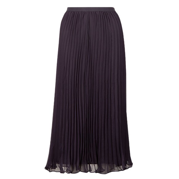 French Connection Womens Blue Ella Pleated Skirt main image