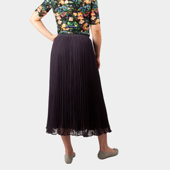 French Connection Womens Blue Ella Pleated Skirt main image