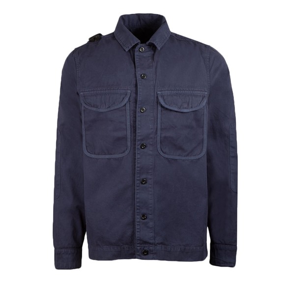 Ma.Strum Mens Blue GD Two Pocket Overshirt main image
