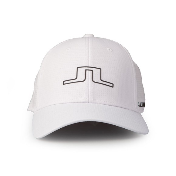 J.Lindeberg Mens White Caden Golf Cap #1