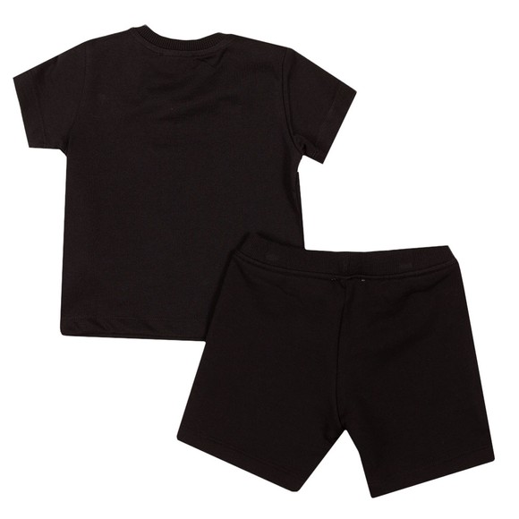 Moschino Boys Black Block Logo T Shirt & Short Set main image