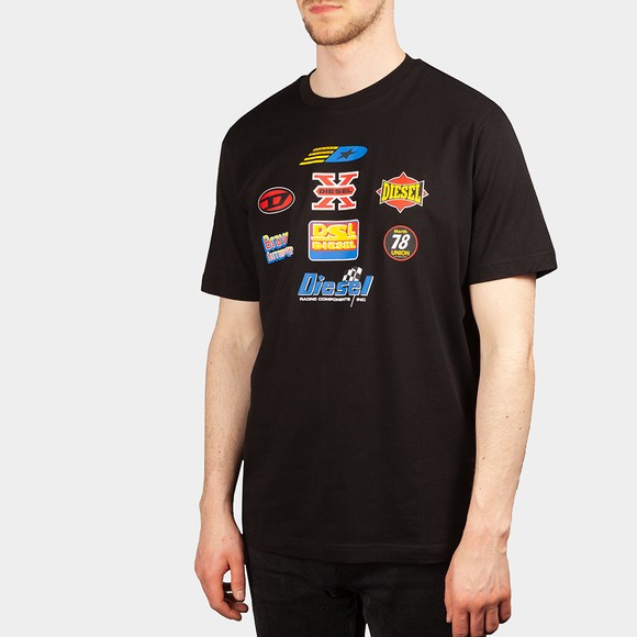 Diesel Mens Black Just K1 T-Shirt #2