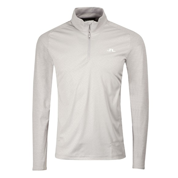 J.Lindeberg Henry Mid Layer Half Zip Sweatshirt Oxygen Clothing