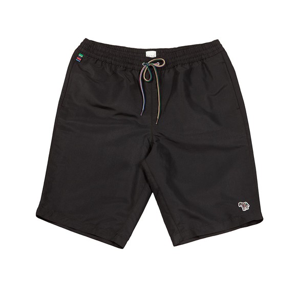 PS Paul Smith Mens Black Long Zebra Swim Short main image