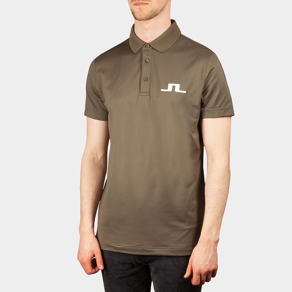 J.Lindeberg Mens Green Bridge Regular Fit Golf Polo Shirt #2