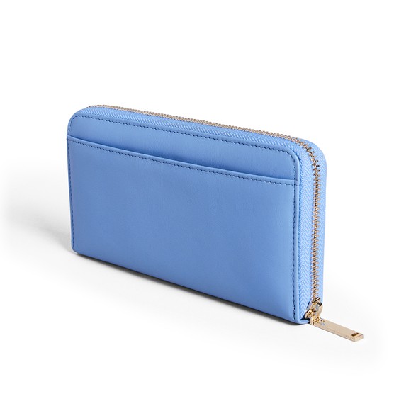 Ted Baker Womens Blue Garcey Large Zip Around Purse #2