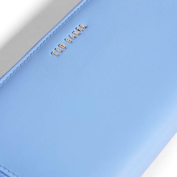 Ted Baker Womens Blue Garcey Large Zip Around Purse #3