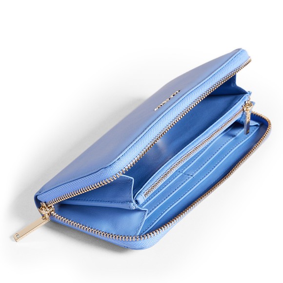 Ted Baker Womens Blue Garcey Large Zip Around Purse #4