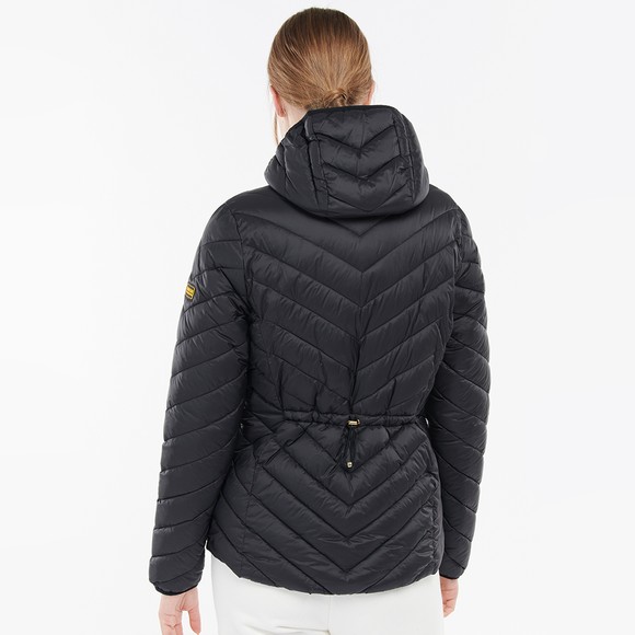 Barbour International Womens Black Silverstone Quilted Jacket main image