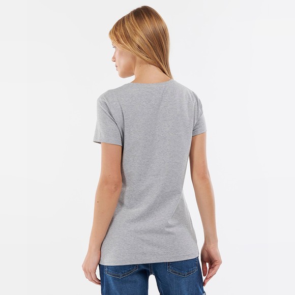 Barbour Lifestyle Womens Grey Southport T-Shirt #4