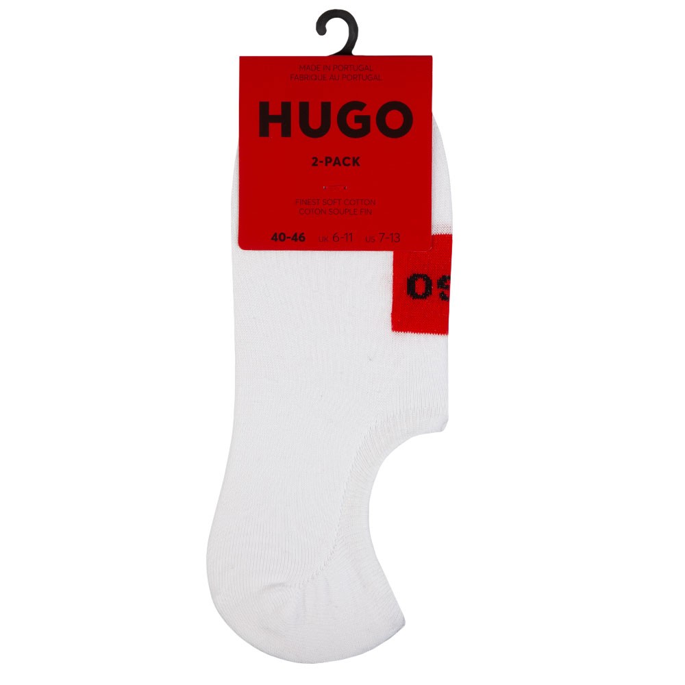 2 Pack Square Badge Trainer Sock