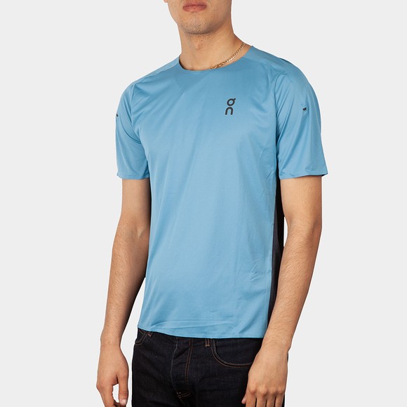 On Running Mens Blue Performance T-Shirt main image