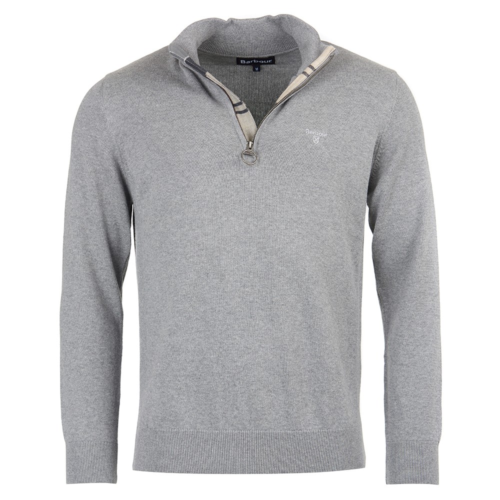 Cotton Half Zip Jumper