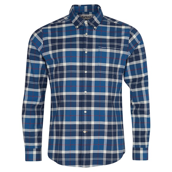 Barbour Lifestyle Mens Blue Lewis Tailored Shirt main image