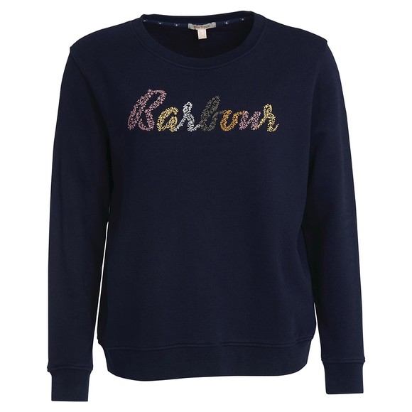 Barbour Lifestyle Womens Blue Lyndale Sweatshirt #1