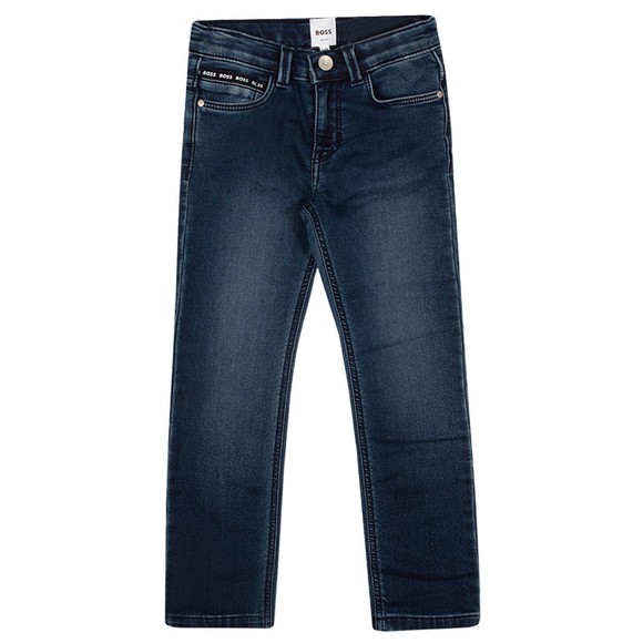 BOSS Boys Blue J24759 Jogger Jean main image