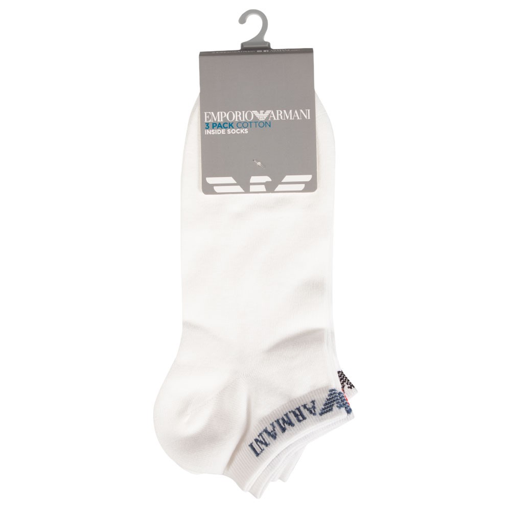 3 Pack Logo Trainer Sock