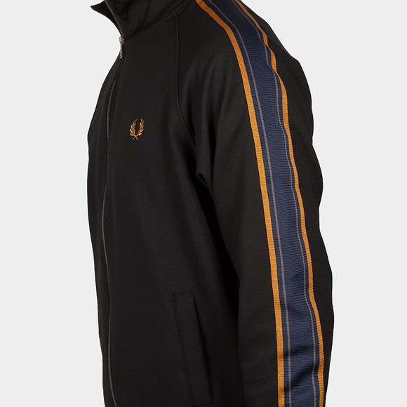 Fred Perry Mens Black Medal Tape Track Jacket #3